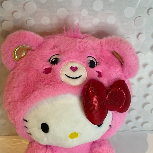 👀2/$20- Care Bears ❤️Hello Kitty as 🌈Cheer Bear - Picture 3 of 8